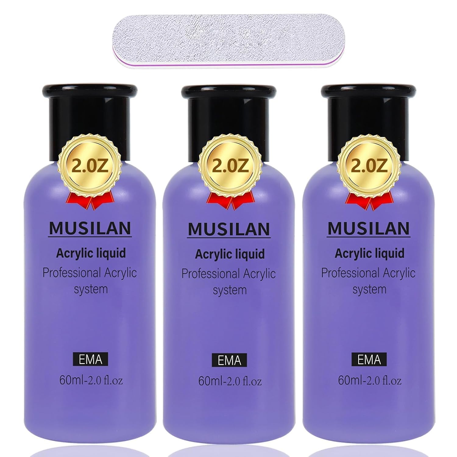 Monomer Acrylic Nail Liquid 6Oz for Acrylic Powder - Professional 180Ml Monomer Acrylic Nail Liquid Acrylic Powder,Acrylic Nail Extension 3D Nail Art - MMA Free,Quick Dry Time Acrylic Nail Liquid